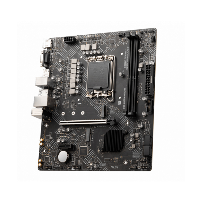 Tarjeta Madre MSI Micro-ATX PRO H610M-G DDR4, S-1700, Intel H610, HDMI, 64GB DDR4 para Intel