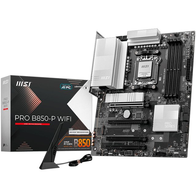 Tarjeta Madre MSI PRO B850-P WIFI, ATX, Socket AM5, AMD B850, 256GB DDR5, HDMI para AMD