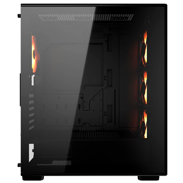 Gabinete Cougar MX220 RGB, Midi-Tower, ATX/Micro-ATX/Mini-ITX, USB 3.0, sin Fuente, 4 Ventiladores Instalados, Negro