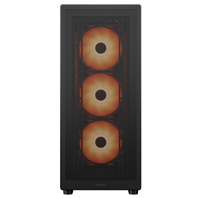 Gabinete Cougar MX220 RGB, Midi-Tower, ATX/Micro-ATX/Mini-ITX, USB 3.0, sin Fuente, 4 Ventiladores Instalados, Negro