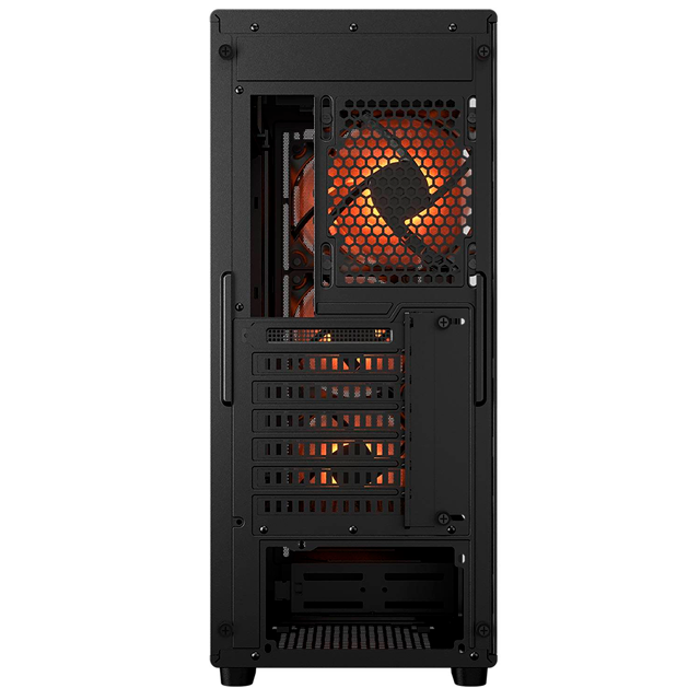 Gabinete Cougar MX220 RGB, Midi-Tower, ATX/Micro-ATX/Mini-ITX, USB 3.0, sin Fuente, 4 Ventiladores Instalados, Negro
