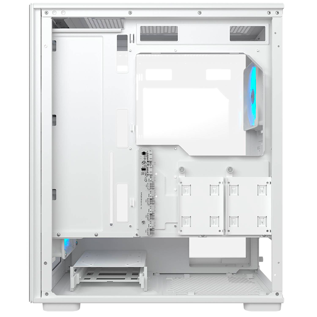 Gabinete Cougar MX220 RGB, Midi-Tower, ATX/Micro-ATX/Mini-ITX, USB 3.0, sin Fuente, 4 Ventiladores Instalados, Blanco