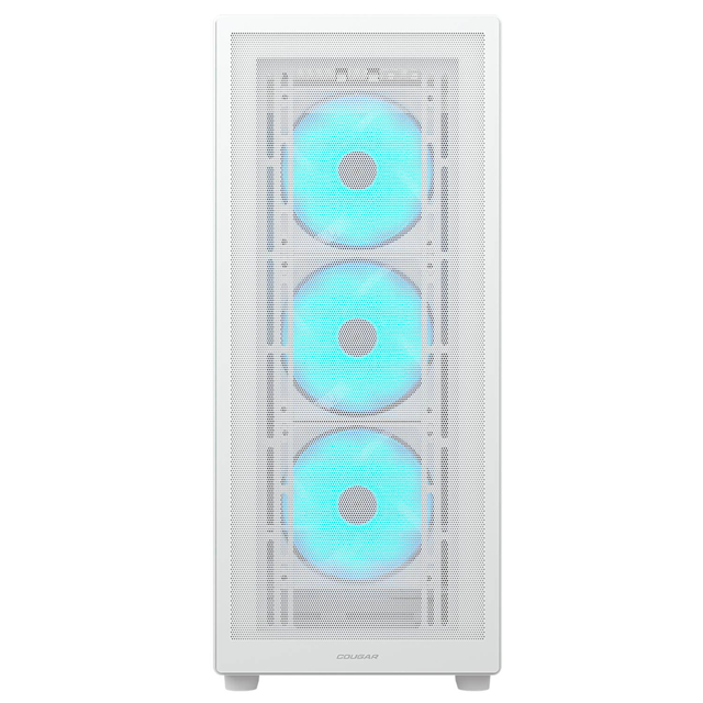 Gabinete Cougar MX220 RGB, Midi-Tower, ATX/Micro-ATX/Mini-ITX, USB 3.0, sin Fuente, 4 Ventiladores Instalados, Blanco