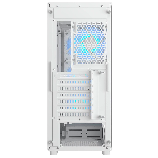 Gabinete Cougar MX220 RGB, Midi-Tower, ATX/Micro-ATX/Mini-ITX, USB 3.0, sin Fuente, 4 Ventiladores Instalados, Blanco