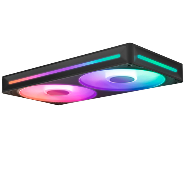 Ventilador NZXT F280 RGB Core, 280mm, 500 - 2000RPM, Negro