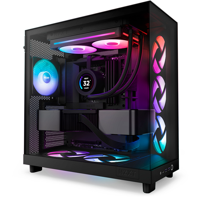 Ventilador NZXT F280 RGB Core, 280mm, 500 - 2000RPM, Negro