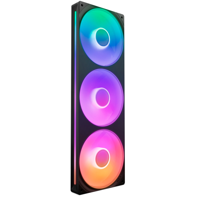 Ventilador NZXT F360 RGB Core, 360mm, 500 - 2400RPM, Negro