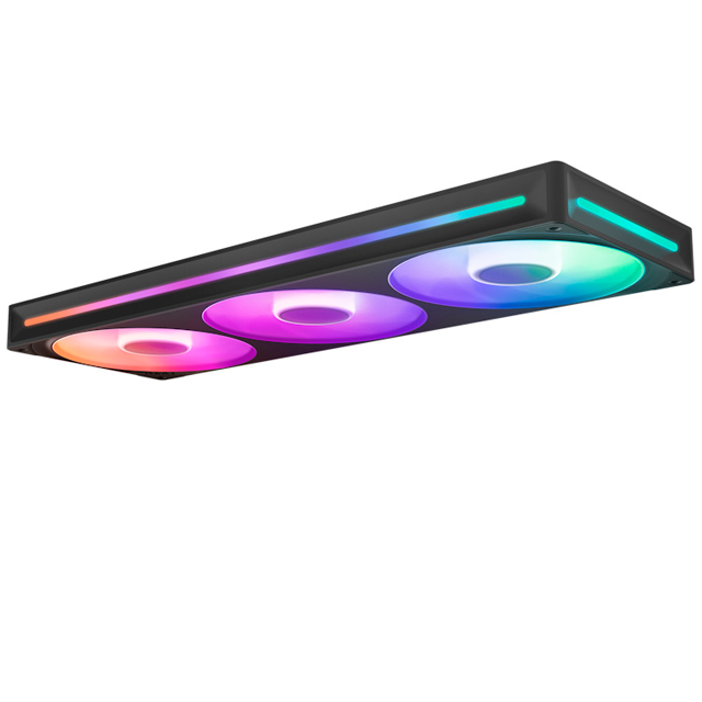 Ventilador NZXT F360 RGB Core, 360mm, 500 - 2400RPM, Negro