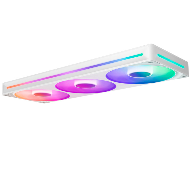Ventilador NZXT F360 RGB Core, 360mm, 500 - 2400RPM, Blanco