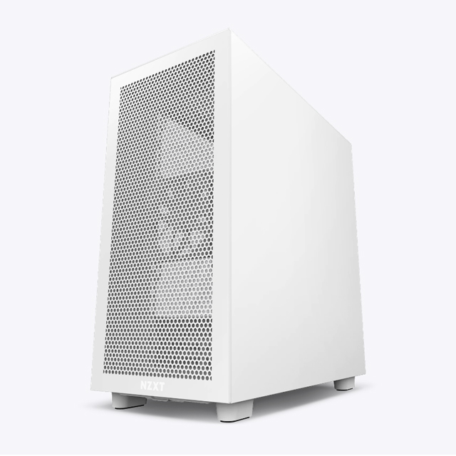 Gabinete NZXT H7 Flow con Ventana, Midi-Tower, Mini-ITX/Micro-ATX/ATX/EATX, USB 3.0, sin Fuente, Blanco Mate