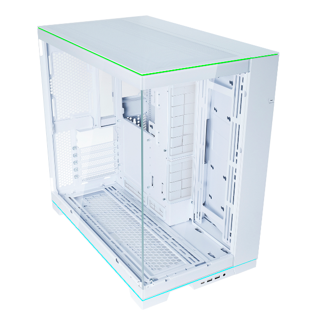 Gabinete Lian Li O11 DYNAMIC EVO RGB con Ventana, Full Tower, ATX/EATX/micro ATX/Mini-ITX, USB 3.0, sin Fuente, Blanco