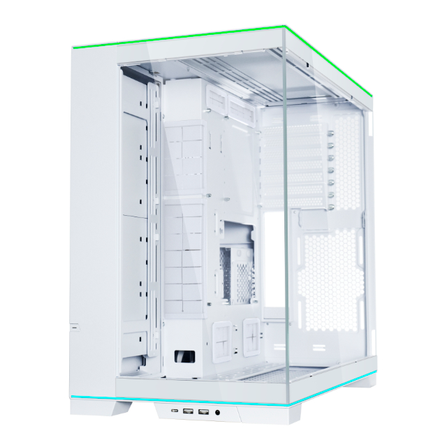 Gabinete Lian Li O11 DYNAMIC EVO RGB con Ventana, Full Tower, ATX/EATX/micro ATX/Mini-ITX, USB 3.0, sin Fuente, Blanco