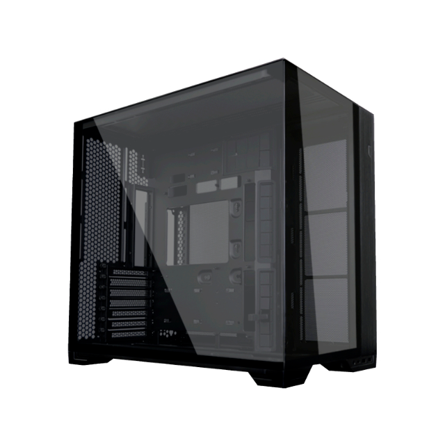Gabinete Lian Li O11 VISION COMPACT con Ventana, Full Tower, ATX/EATX/micro ATX/Mini-ITX, USB 3.0, sin Fuente, Negro