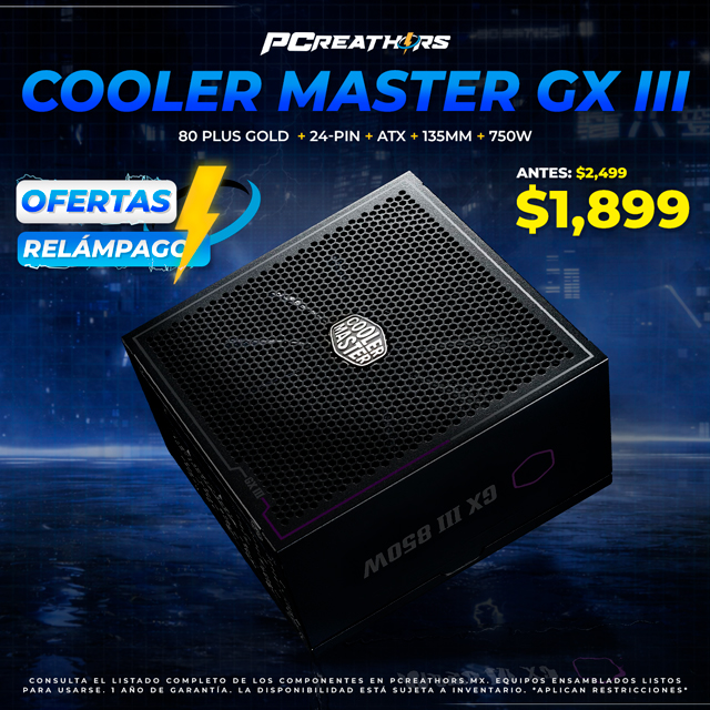 OFR037 - Fuente de Poder Cooler Master GX III GOLD