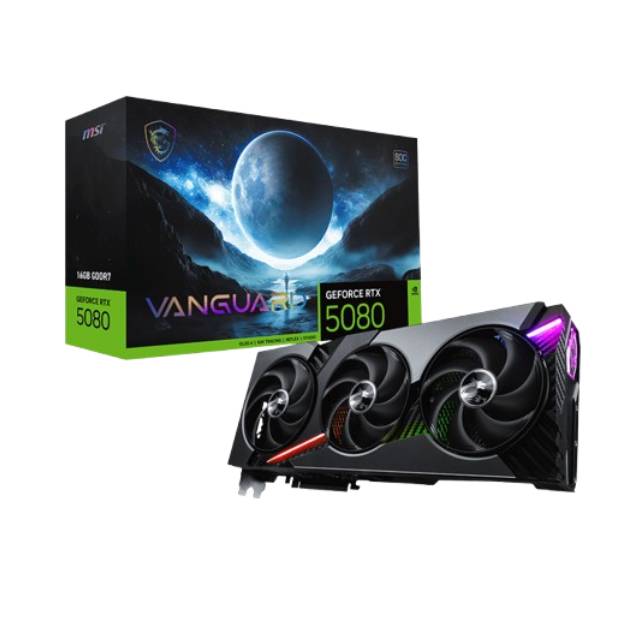 Tarjeta de Video MSI NVIDIA GeForce RTX 5080 VANGUARD SOC, 16GB 256-bit GDDR7, PCI Express 5.0