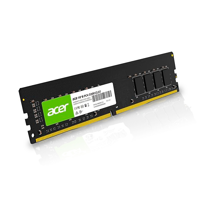 Memoria RAM Acer UD100 DDR4, 3200MHz, 16GB, CL22