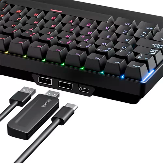 RK Royal Kludge RK96BK 90% RGB retroiluminado teclado mecánico color Negro