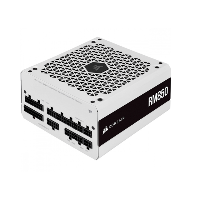 Fuente de Poder Corsair RM850 80 PLUS Gold, 24-pin ATX, 140mm, 850W, Blanco