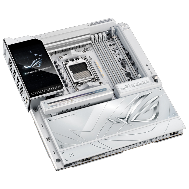 Tarjeta Madre ASUS ROG Crosshair X870E Glacial AM5 E-ATX