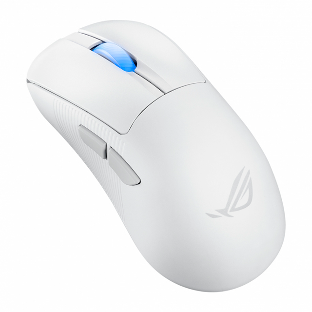 Mouse Gamer ASUS Óptico ROG Keris II Ace, Inalámbrico, RF + Bluetooth, 42.000 DPI, Blanco