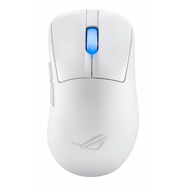 Mouse Gamer ASUS Óptico ROG Keris II Ace, Inalámbrico, RF + Bluetooth, 42.000 DPI, Blanco