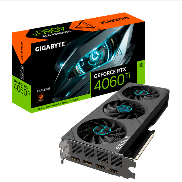 Tarjeta de Video Gigabyte NVIDIA GeForce RTX 4060 Ti EAGLE OC 8G, 8GB 128-bit GDDR6, PCI Express 4.0