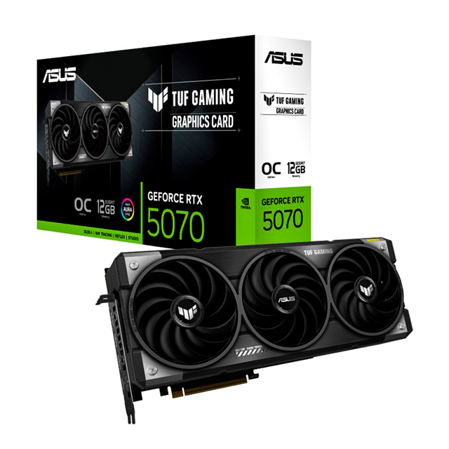 Tarjeta de Video ASUS NVIDIA GeForce RTX 5070 TUF Gaming OC, 12GB 192-bit GDDR7, PCI Express 5.0