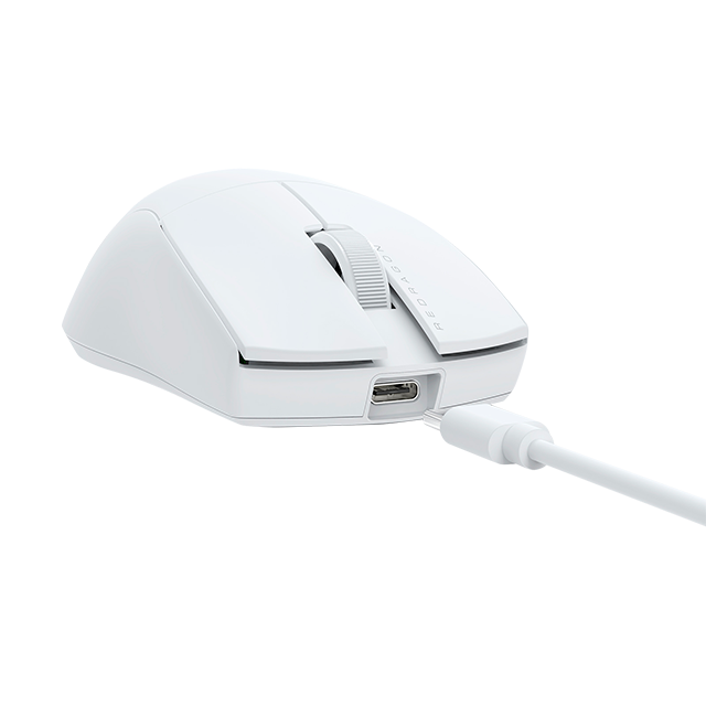 Kit Gamer de Teclado y Mouse S143W: Redragon Fizz K617 RGB + Redragon King M724, Alámbrico, USB, Blanco (Español)