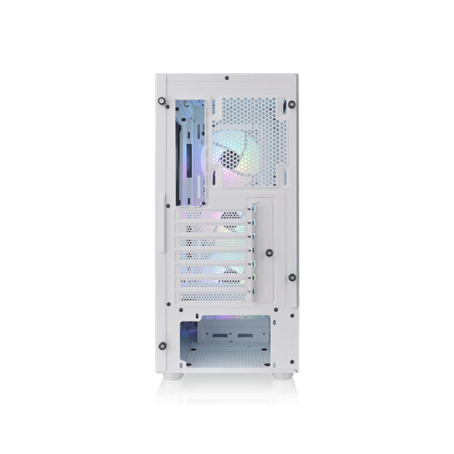 Gabinete Thermaltake View 200 TG ARGB Snow con Ventana ARGB, Midi-Tower, ATX/Mini-ITX/Micro-ATX, USB 3.0, sin Fuente, 3 Ventiladores Instalados, Blanco