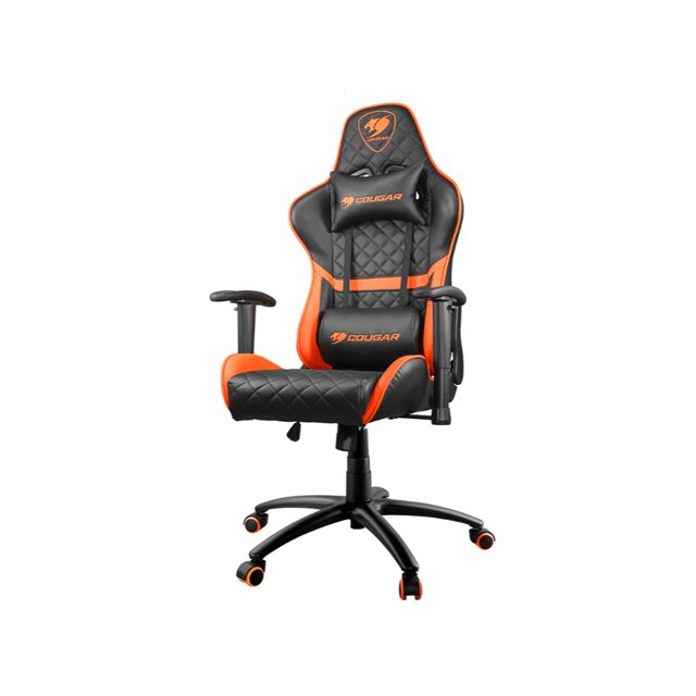 Cougar Silla Gamer Armor One, hasta 120kg, Negro/Naranja