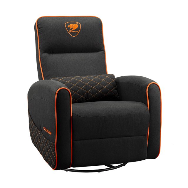 Cougar Sofá Gamer FIDOM, hasta 150Kg, Negro/Naranja