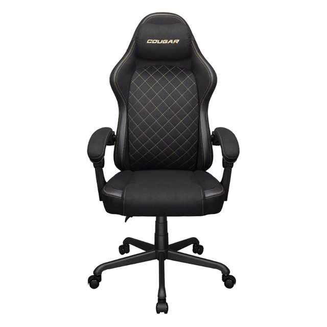Cougar Silla Gamer Ergonómica FUSION EX GOLD F, hasta 120kg, Negro/Oro