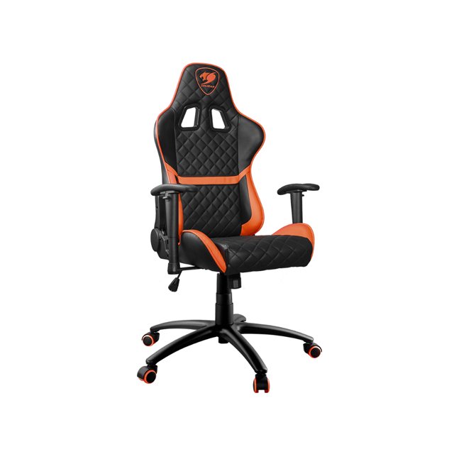 Cougar Silla Gamer Armor One, hasta 120kg, Negro/Naranja