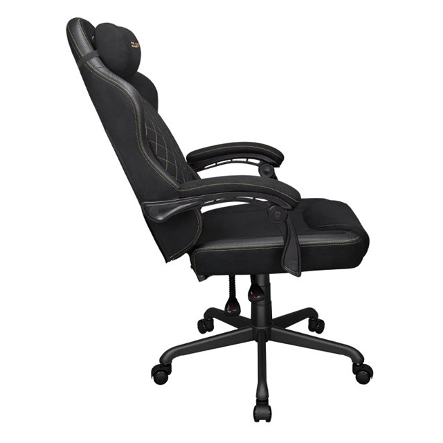 Cougar Silla Gamer Ergonómica FUSION EX GOLD F, hasta 120kg, Negro/Oro