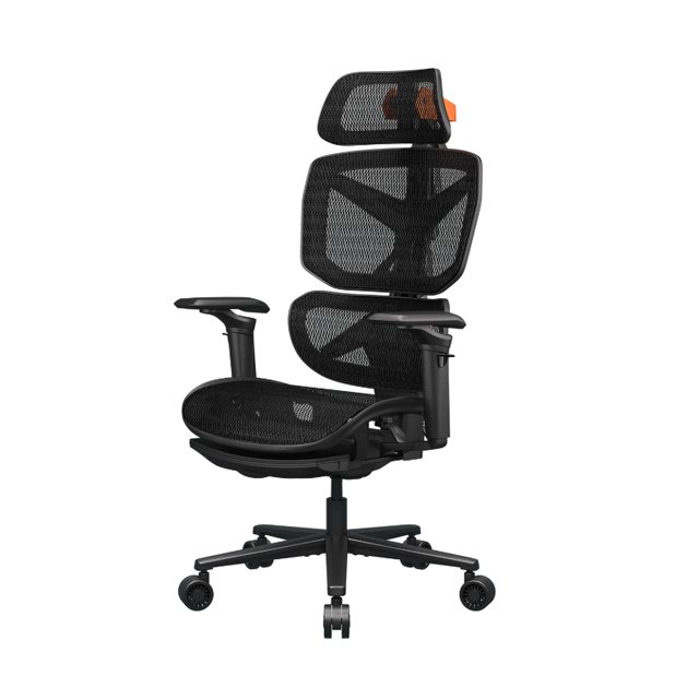 Cougar Silla Gamer Ergonómica TERMINATOR AIR, hasta 120kg, Negro