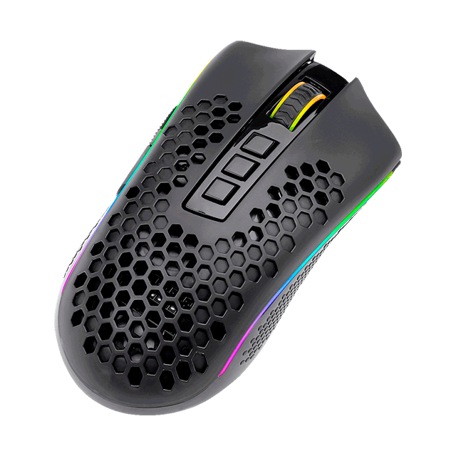 Mouse Gamer Redragon Óptico Storm PRO M808-KS, Alámbrico/Inalámbrico, USB/Bluetooth/RF 2.4, 100DPI, 100DPI-16000DPI, Negro