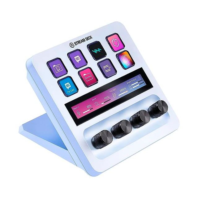 Teclado Elgato Stream Deck +, 8 Teclas, Alámbrico, USB, Blanco