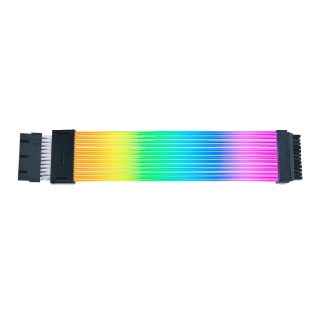 Lian Li Strimer Wireless 24-PIN con Controlador (PW24-1W-T) - Cable de extensión de alimentación RGB direccionable