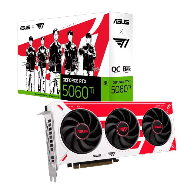 Tarjeta de Video ASUS GeForce RTX 5060 Ti OC T1 Edition, 8GB GDDR7, 128-bit, PCIe 5.0 