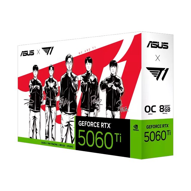 Tarjeta de Video ASUS GeForce RTX 5060 Ti OC T1 Edition, 8GB GDDR7, 128-bit, PCIe 5.0 