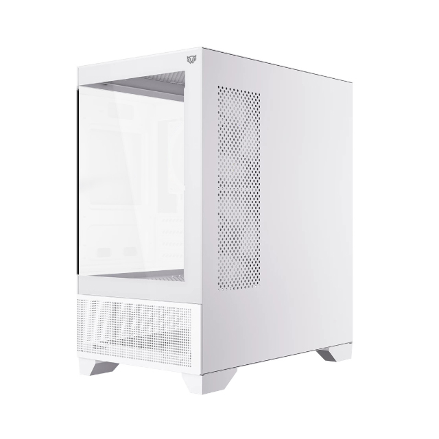 Gabinete Balam Rush Tank Perform 3200, Mini-Tower, Micro-ATX/Mini-ITX, USB 2.0/3.0, sin Fuente, 3 Ventiladores Instalados, Blanco