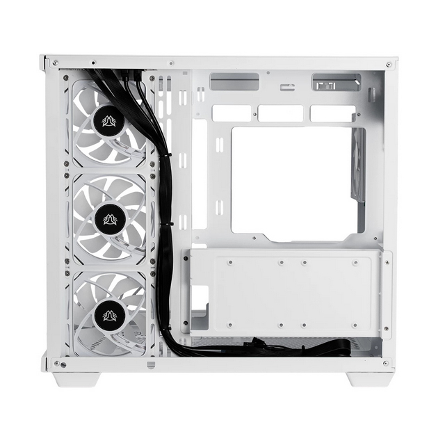 Gabinete Balam Rush Tank Super 9600 TB con Ventana RGB, Midi-Tower, ATX/Micro-ATX/ITX, USB 3.0/2.0, sin Fuente, 4 Ventiladores Instalados, Blanco
