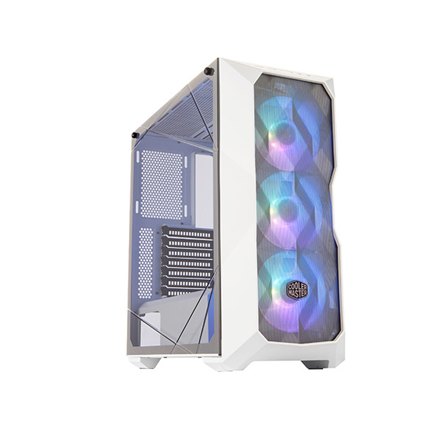 Gabinete Cooler Master MasterBox TD500 Mesh con Ventana Midi-Tower, ATX/EATX/micro ATX/Mini-ITX/SSI CEB, USB 3.0, sin Fuente, Blanco 