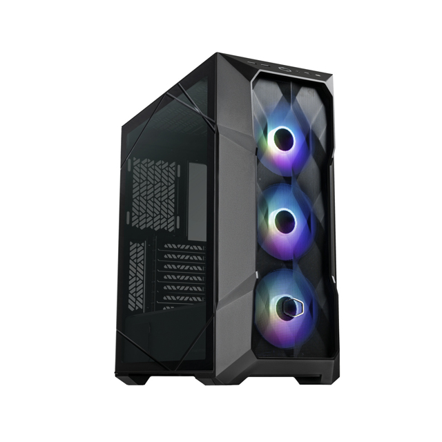 Gabinete Cooler Master MasterBox TD500 Mesh V2 con Ventana Midi-Tower, ATX/EATX/Micro-ATX/Mini-ITX/SSI CEB, USB 3.0, sin Fuente, 3 Ventiladores ARGB Instalados, Negro