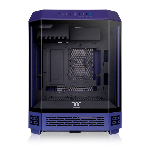 Gabinete Thermaltake The Tower 600 Future Dusk, Midi-Tower, ATX/Micro-ATX/Mini-ITX, USB 3.0, sin Fuente, sin Ventiladores Instalados, Azul