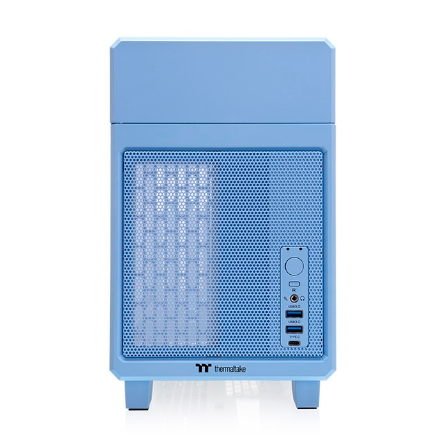Gabinete ThermalTake TR100 Hydrangea Blue, Mini-Tower, Mini-ITX, USB 3.0, sin Fuente, Sin Ventiladores Instalados, Azul