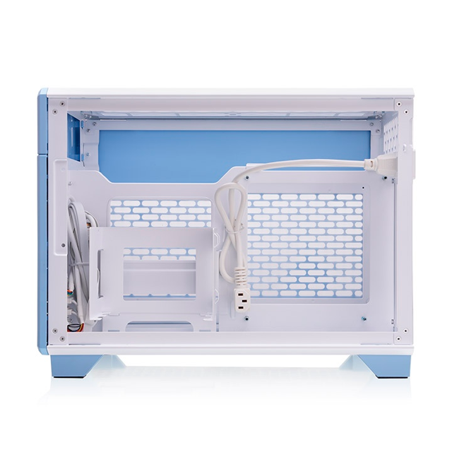 Gabinete ThermalTake TR100 Hydrangea Blue, Mini-Tower, Mini-ITX, USB 3.0, sin Fuente, Sin Ventiladores Instalados, Azul