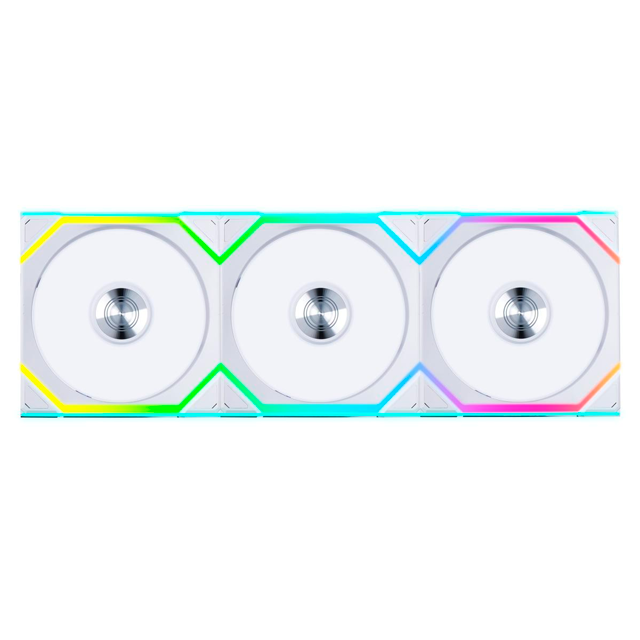 Kit Ventiladores Lian Li UNI FAN SL Wireless 120, 3x 120mm, 2000RPM, ARGB, Blanco