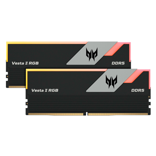 Kit Memoria RAM Acer Predator Vesta II DDR5, 6000MHz, 64GB - 2 x 32GB, CL32, XMP/EXPO