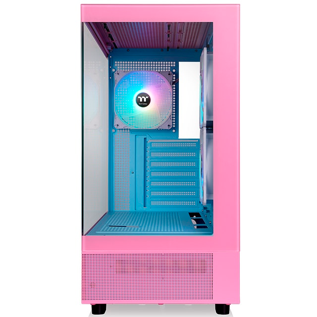 Gabinete Thermaltake View 270 Plus TG ARGB Bubble Pink, Midi-Tower, ATX/EATX/Micro-ATX/Mini-ITX, USB 3.0, sin Fuente, 3 Ventiladores Instalados, Rosa